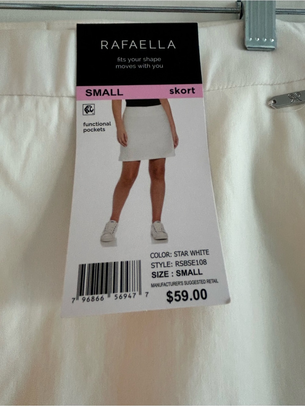 NEW: Rafaella Versatile White Skort for Summer Active Days, Travel - Picture 15 of 16
